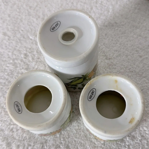 Vintage Spice Of Life 2X Egg Cups And Salt  Shaker - Picture 7 of 9